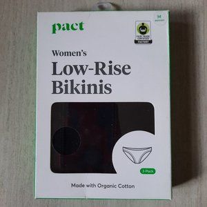 Pact Organic Low-Rise Bikinis - 2 pack Underwear